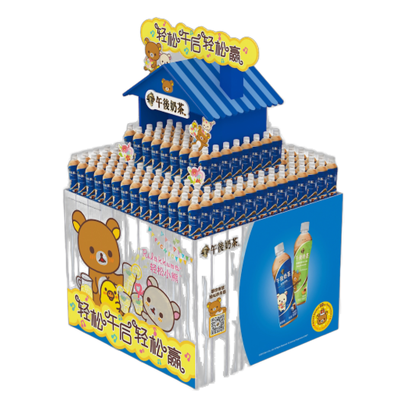 Bear-Themed Cardboard Display Set
