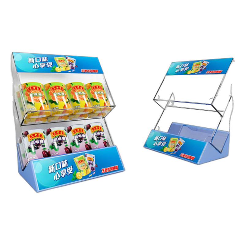 Compact Tiered Snack Display